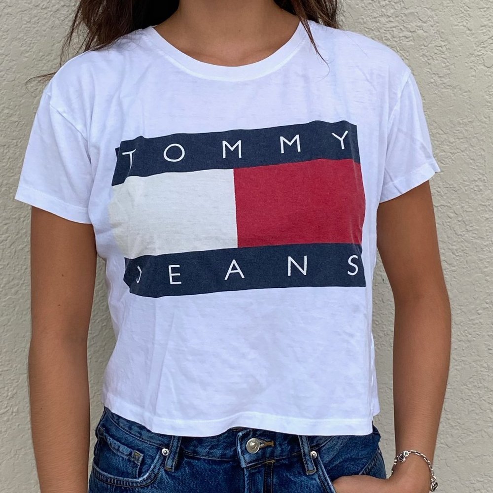 Tommy Hilfiger for Urban Outfitters 90s Crop Top